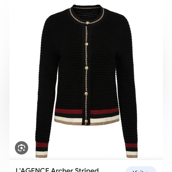 L'agence cardigan with gold buttons Small